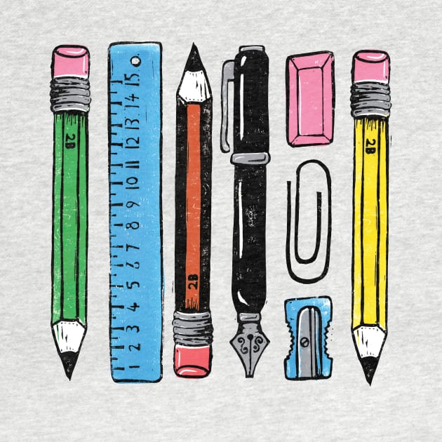 Pens and Pencils by Woah there Pickle